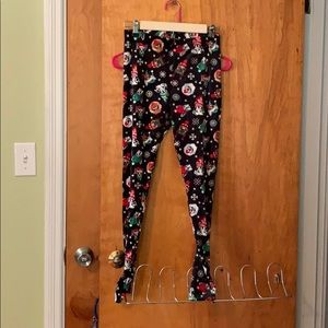 Christmas dog leggings